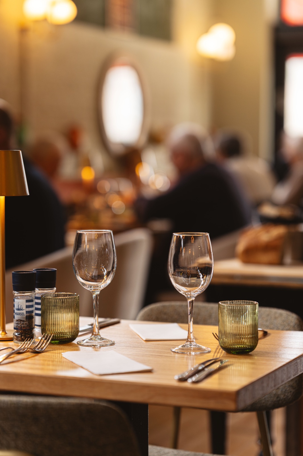 Table dressée, Le Quai Brasserie